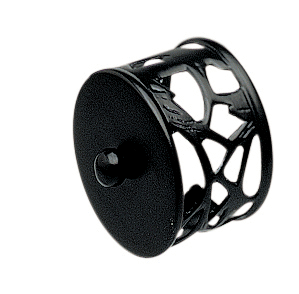 A set of 2 Handrail End Caps in black RHR03BL