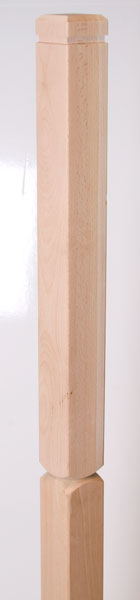 Beech Plug In Newel Post NP1 Detail