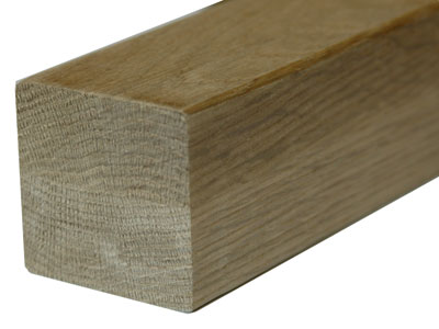 White Oak SQ Handrail 1800mm No Groove