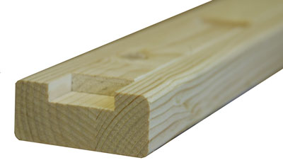 Pine S-BR Baserail 1800mm 32mm