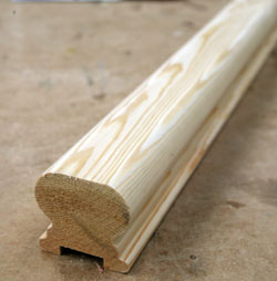 Pine SHR Handrail 1800mm 32mm