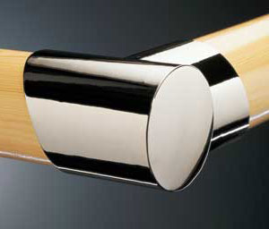 Fusion Chrome Horizontal Turn Left hand Connector MMHTLS