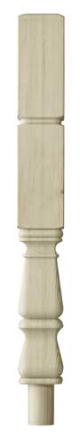 Pine Provincial 415 Newel Post