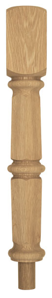 Heritage White Oak Dorchester 200 Newel Turning