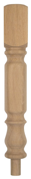 Heritage White Oak Eton 200 Newel Turning