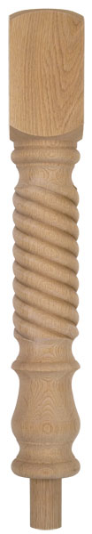 Heritage White Oak Forston 200 Newel Turning