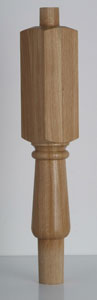 Axxys 202 Oak 80mm Newel Turning