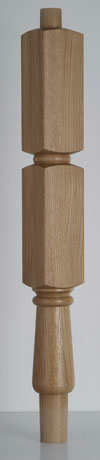 Axxys 430 Oak 80mm Newel Turning
