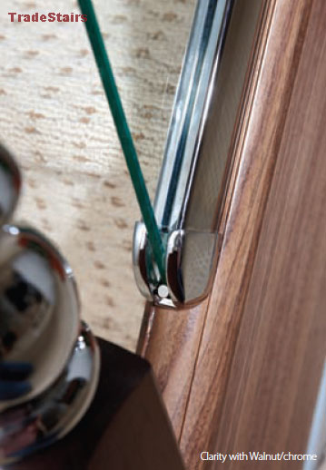 Axxys Clarity - Walnut and Chrome