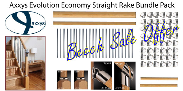 Sale Offer Axxys Evolution Rake Bundle Beech with Chrome