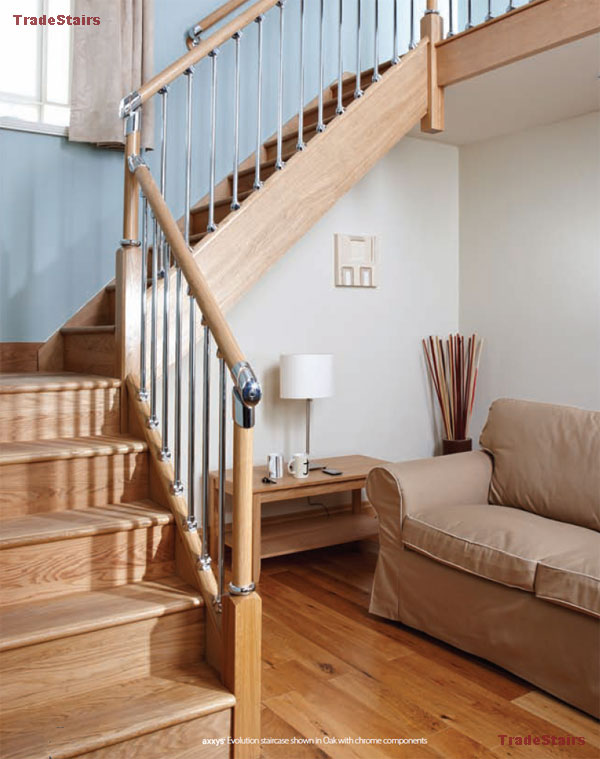 Axxys Evolution Staircase - Oak 2