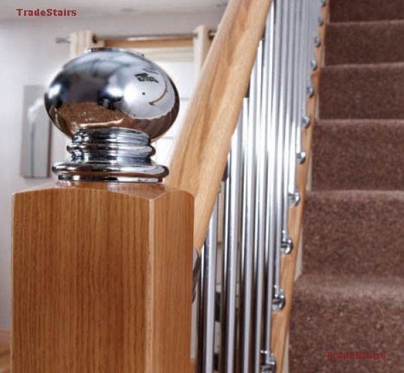 Axxys Origin - Stairparts - Oak and Chrome