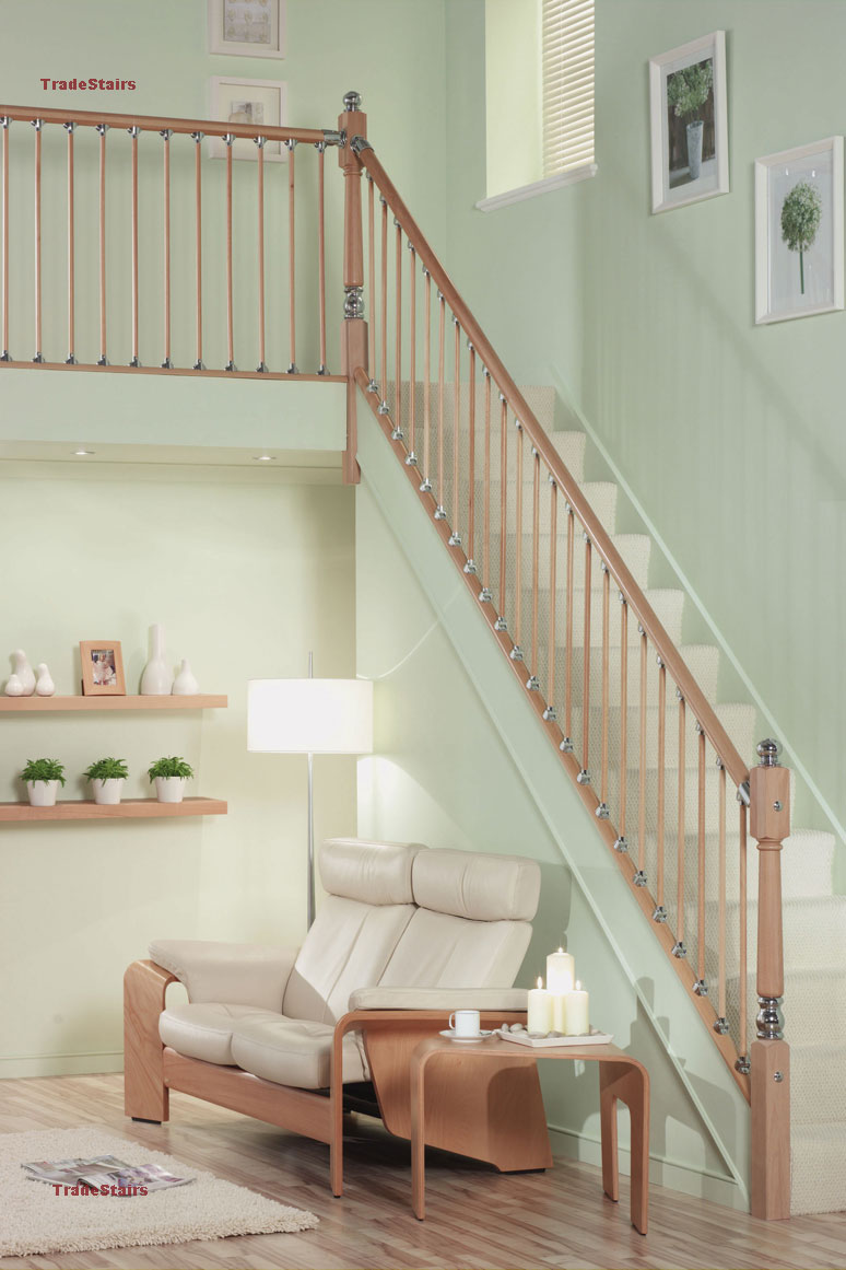 Axxys Origin - Straight Staircase Beech