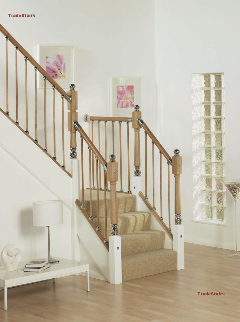 Axxys Origin Staircase - Oak Dowels