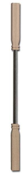 Axxys Vantage Oak + Nickel 895mm Stair Spindle