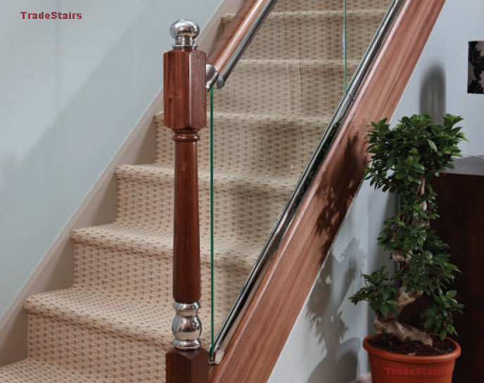 Axxys Clarity Staircase and Walnut