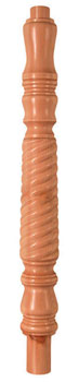 Cheshire Pine Barley Twist NTO Newel Turning