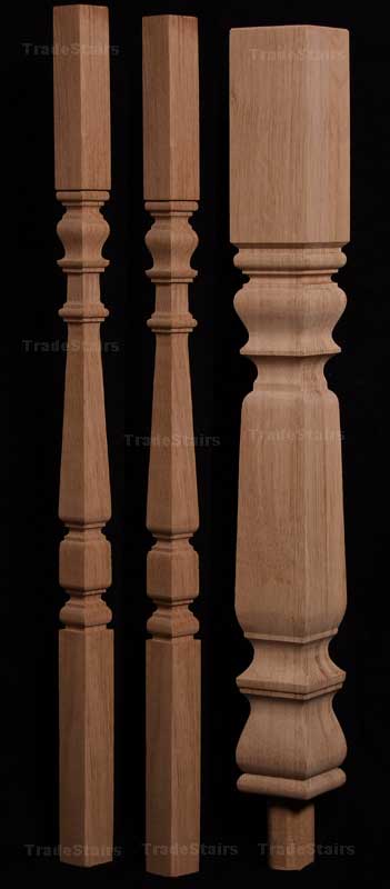 The New Cambridge Newel Post and Spindle
