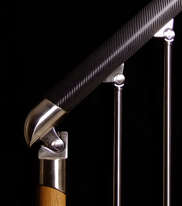 Carbon Fibre Effect Handrail