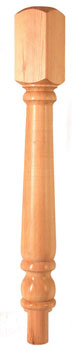 Pine 180 90mm Newel Turning