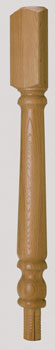 Oak 196 Half Newel Turning 90mm 