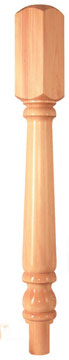 Pine 230 90mm Newel Turning
