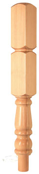 Pine 430 90mm Newel Turning