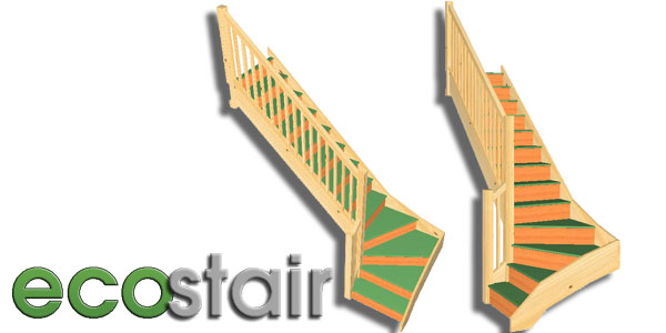 S1W38N Winder Staircase Left Handed