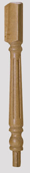 Oak Fluted 196 Newel Turning 90mm 