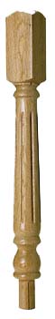 Oak Fluted 196 Newel Turning 90mm 