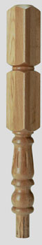 Oak Fluted 430 Newel Turning 90mm 