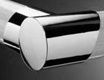 Fusion Brushed Nickel Horizontal Turn Right hand Connector MMHTRB