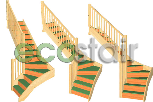 S2W37N Winder Staircase Left Handed