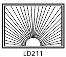 Sunburst Wooden Panel (Decking Range)
