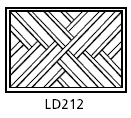 Cross Hatch Wooden Panel (Decking Range)