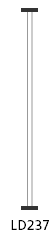 Straight Metal Baluster (Decking Range)