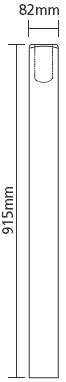 Beech Newel Base 915