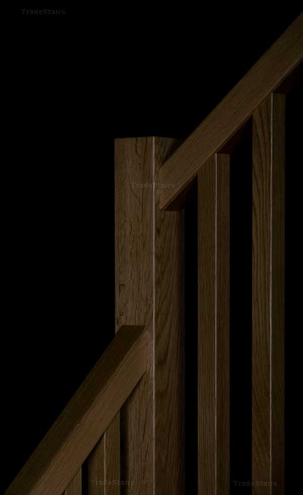 Newark Oak Square Balustrades