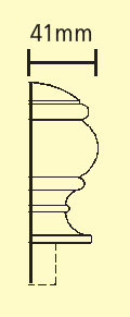 Oak ONC1 Half Newel Cap