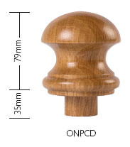 Oak Dome Newel Cap (DU)