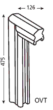 Oak OVT Handrail Fitting