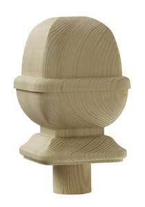 Pine Provincial Newel Cap