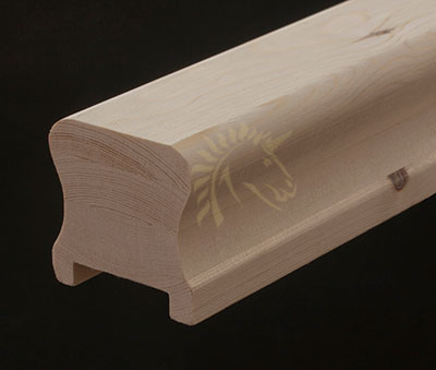 Stairplan Pine Handrail 2400mm Long 41mm Groove
