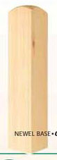 Axxys 515 Pine 82mm Newel Base