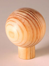 Quays Pine Ball Newel Cap