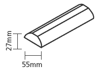 Fusion Pine Baserail Section SBR4200PF