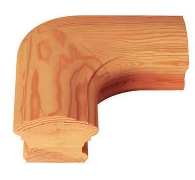Warwick Pine Handrail Level Quarter Turn