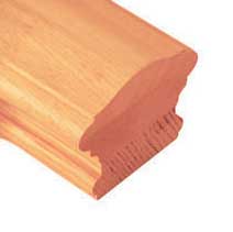Warwick Pine Handrail 2400mm 55mm Groove